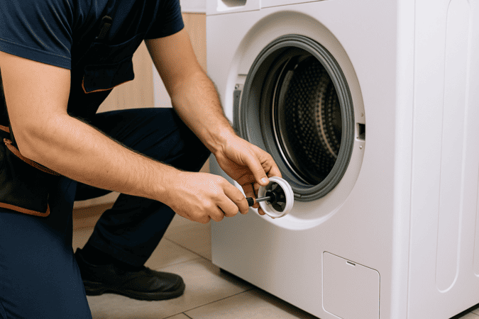 Reparación de lavadoras que pierden agua por el manguito en Sevilla