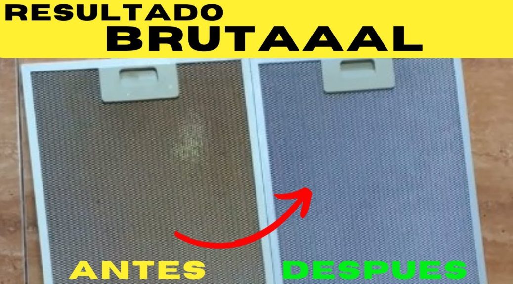 Campana extractora con filtros saturados